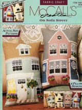 House Sofa Bed Duplex Tudor Colonial Townhouse Pillow Sew Pattern - $9.99