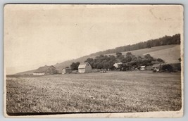 RPPC Homestead Farmhouse Barns Cows Farm Scene Postcard B25 - £3.17 GBP