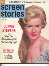 Screen Stories-Connie Stevens-Judy Garland-Elvis-May-1963 - £34.70 GBP