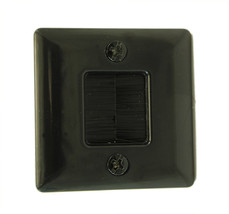 Wall Plate: 1 3/4Inch Hole Saw Plate With Brushes Black - $18.99