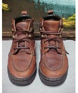 Justin Brand Leather Chukka Hiking Work Boots Women&#39;s Size 4.5 Medium - £31.59 GBP