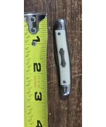 Vintage 2 Blade Colonial Pocket Knife White Handle Prov USA - $19.80