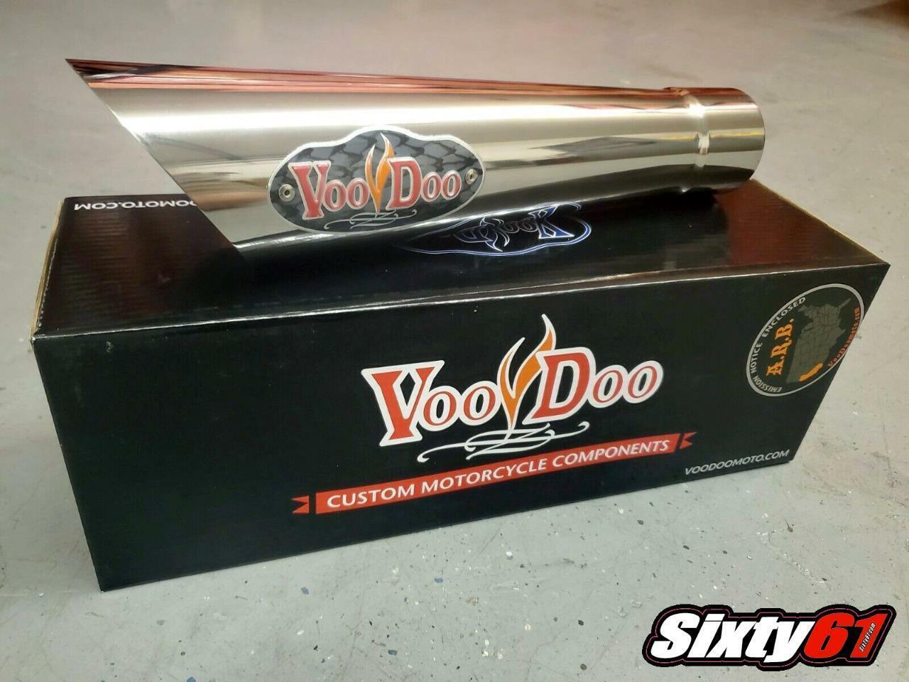 VooDoo Shorty Slash Polished For VooDoo Side Windr Race Exhausts Headers - $192.95