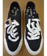 Mad Love Platform Sneakers Shoes Canvas Black Lace Up Fran Womens Size 10 - €11,95 EUR