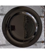 Pier 1 Imports Black Gloss Color Collectible Ringed Dinner Plate Stonewa... - $49.70 CAD