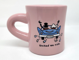 Good Home LIFE IS GOOD Coffee Cup Mug UNITED WE RIDE Wedding Marriage - £10.19 GBP