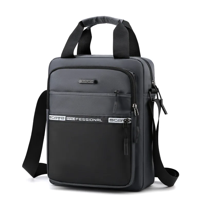  capacity shoulder bag men s fashion messenger bag water repellent nylon handbag put a4 thumb200