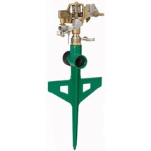 Dramm 15064 ColorStorm Premium 6-Inch Metal Stake Impulse Sprinkler, Green - $33.54