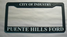 City of Industry Puente Hills Ford License Plate Frame Dealership Plastic - $464.10 MXN
