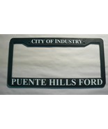City of Industry Puente Hills Ford License Plate Frame Dealership Plastic - $33.11 CAD