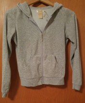 Womens Ceelo Sport Hoodie Gray Size Small. Zip Front. Velour? - $114.02 MXN
