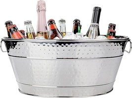 BREKX Stainless Steel Beverage Tub, 15 Quarts (4 Gallon), Rust-Proof, Ov... - $695.12 MXN