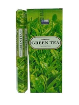 Darshan Green Tea Incense Sticks Natural Fragrance AGARBATTI 6 Pack Of 20 Sticks - £13.43 GBP