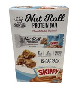 Nut Roll Protein Bar Skippy  Peanut Butter Flavored 15 Protein Bars - $690.12 MXN