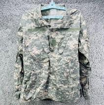 US Mens Medium Long Patches Camouflage Coat Army Combat Uniform - £18.64 GBP