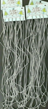 4mm Mini Silver Bead Garland 18 Ft Each Set Of 4 New In Package - £8.84 GBP