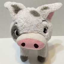 Disney Store Moana Pua Pig Plush 10&quot; Standing Pink Gray Stuffed Animal Toy - £8.30 GBP