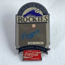 Colorado Rockies Los Angeles Dodgers 1993 Inaugural Season Coca-Cola Coo... - $5.95