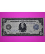 1914 $10 Ten Dollars Chicago Federal Reserve Note FR 931 g Guaranteed Ge... - $114.99