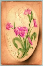 Airbrushed High Relief Embossed Violet Flowers 1908 DB Postcard F8 - £8.52 GBP