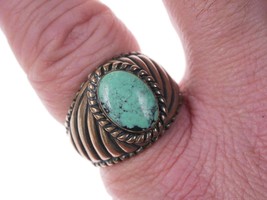 Sz11 Carolyn Pollack Relios Southwestern style Sterling/turquoise ring - £75.19 GBP
