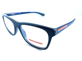 New PRADA Sport VPS 01F-A TIO-1O1 Rx 53mm Blue Men&#39;s Eyeglasses Frame Italy - £149.05 GBP