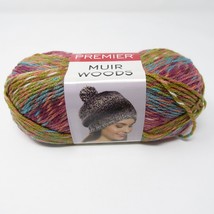 Premier MUIR WOODS # 4 Medium Worsted Yarn 170 Yard Skein Acrylic Laurel Redwood - £12.79 GBP