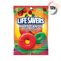 12x Bags Lifesavers Assorted 5 Flavors Candy Peg Bags | 6.25oz | Fast Shipping - £32.99 GBP