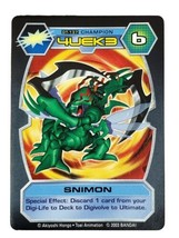 Digimon D-Tector Series 4 Trading Card Game Booster Normal DT-137 Snimon - $34.99