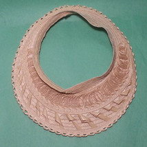 Women Natural Straw Visor Size 54 (S) Handmade in Guatemala  - £5.86 GBP