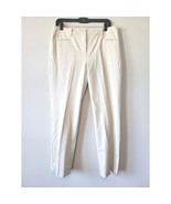 NWT Talbots Signature Crop Pant 10 Petite Stone $70 Casual Ivory - $29.99