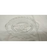 Vintage Collectors Plate Avon Clear Glass Bicentennial Eagle USA Americana  - £7.94 GBP