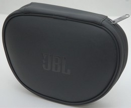 JBL S500 Black Headphones Zip-Up Case Replacement 8.5&quot;x6.5&quot; Faux-Leather Travel - £7.50 GBP