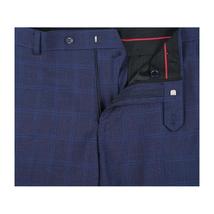 Men RENOIR suit Solid 2Button Business Formal Slim Fit 292-6 Window Pane Plaid image 3