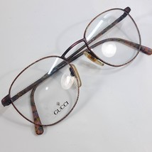 Gucci GG 1241 FB9 eyeglasses frame 50-20-140 brown pattern round women&#39;s... - $145.00
