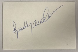 Sparky Anderson (d. 2010) Autographed 4x6 Index Card - £11.79 GBP