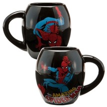 Marvel Comics The Amazing Spider-Man and Name 18 oz Oval Ceramic Mug NEW UNUSED - £6.26 GBP