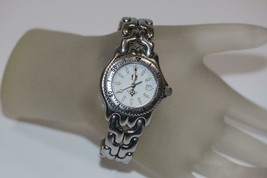 TAG Heuer SEL Professional SS White Dial Date 28mm Women's Watch WG1310-2 - $420.75