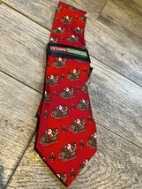 Santa Claus Tie Traditions Hallmark Design Collection 100% Silk Christma... - $13.22