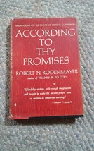 000 According to Thy Promises Robert Rodenmayer Hardback Book Dust Jacket - £10.38 GBP
