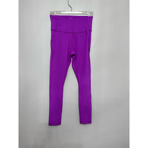 IVL Collective Womens Leggings Pants Purple Mid Rise Yoga Waistband 4 New - £33.40 GBP