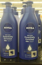  2 Pack Nivea Bodylotion Essentially Enriched 48 Hr Nourishing Moisture 16.9 Oz - £21.79 GBP