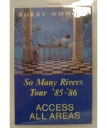 BOBBY WOMACK - VINTAGE ORIGINAL LAMINATE TOUR CONCERT BACKSTAGE PASS - $27.30 CAD
