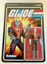 NEW Super7 G.I. Joe DESTRO 3 3/4-Inch ReAction Action Figure 3.75" GI JOE cobra - $28.12