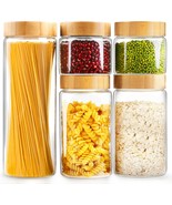 Aisiprin Airtight Glass Jar With Lid, Glass Storage Containers With Scre... - $71.05 CAD