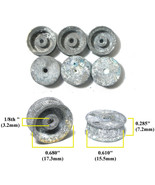 3pr Vintage TRADESHIP 1/24 1/32 Slot Car ALUMINUM WHEELS 5/40 Thread 15x... - $94.35 MXN