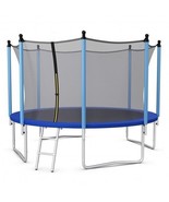 Outdoor Trampoline with Safety Closure Net-12 ft - Color: Blue - Size: 1... - $9,194.69 MXN
