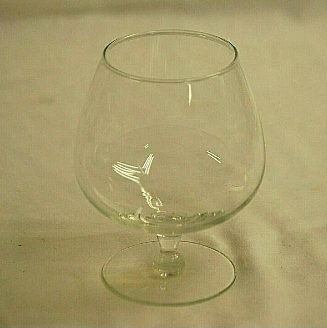 Clear Glass Brandy Cognac Snifter Bar Ware Barware 5-1/2&quot; Tall a - $16.82