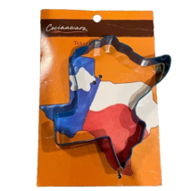NWT Cocinaware Texas Lone Star State Blue Metal Cookie Cutter Baking - £5.85 GBP