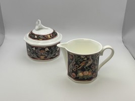 Villeroy &amp; Boch / Gallo Bone China INTARSIA Octagonal Creamer &amp; Sugar Bo... - $3,011.58 MXN